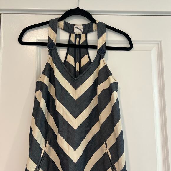 Anthropologie Postage Stamp Women's Sleeveless Linen Sundress Size 2 - Picture 7 of 8